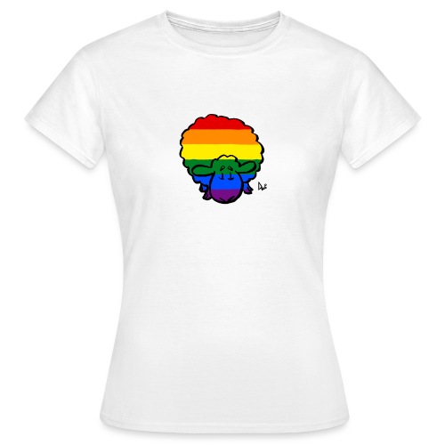 Rainbow Pride Sheep - T-shirt dam