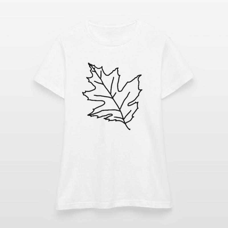Maple Maple Leaf Maple Leaf Tree Forest Forest Women's T-Shirt