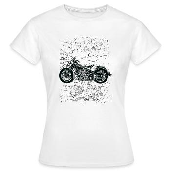 Dark Iron - T-shirt Femme - blanc - Devant - AI Model Female 172 dark (172cm)