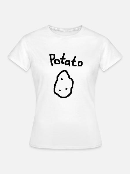 Potato - Frauen T-Shirt - Weiß