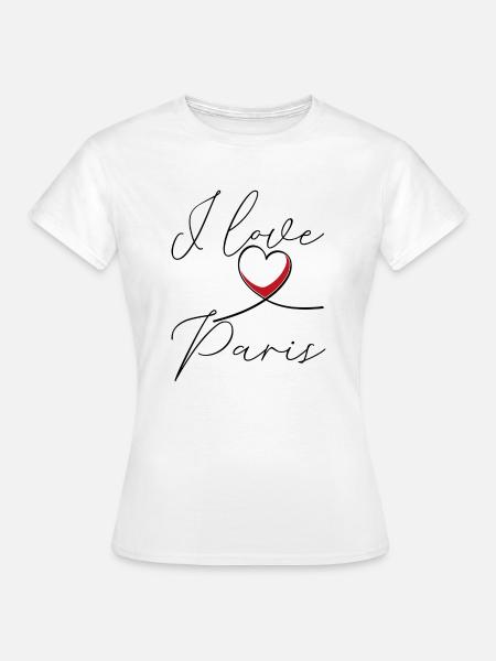 love paris - T-shirt Femme - blanc