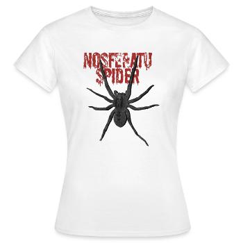 Nosferatu Horror Spider - Frauen T-Shirt - Weiß - Vorne - AI Model Female 172 dark (172cm)