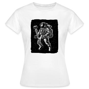 Jellyfish astronaut - Women's T-Shirt - white - Front - AI Model Female 172 dark (172cm)
