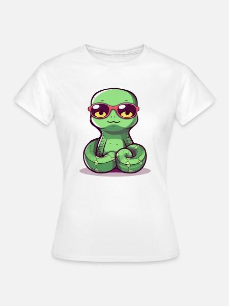 Sik die Brillenschlange - Frauen T-Shirt - Weiß