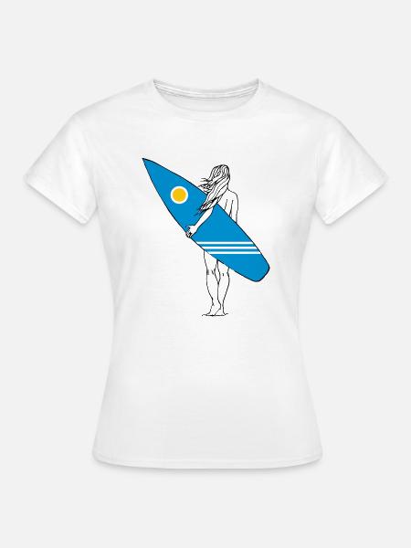 Surfergirl - Women's T-Shirt - white