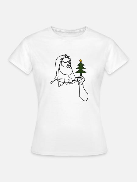 Weihnachten mit Tell - Frauen T-Shirt - Weiß
