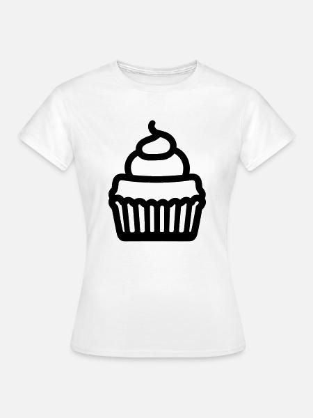 Cupcake - Frauen T-Shirt - Weiß