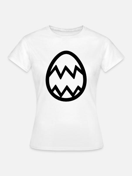 Ei - Frauen T-Shirt - Weiß