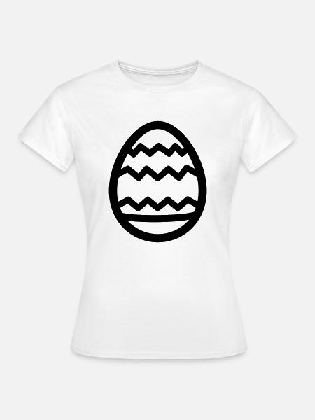 Ei - Frauen T-Shirt - Weiß