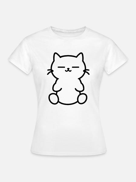 Kätzchen - Frauen T-Shirt - Weiß