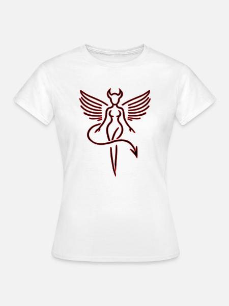 Teufel - Frauen T-Shirt - Weiß