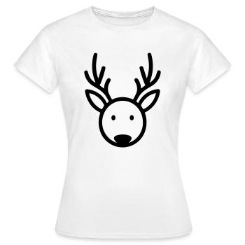Groupe 3 - T-shirt Femme - blanc - Devant - AI Model Female 172 dark (172cm)