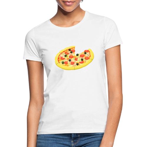 Eltern Kind Partnerlook Pizza Stück - Frauen T-Shirt