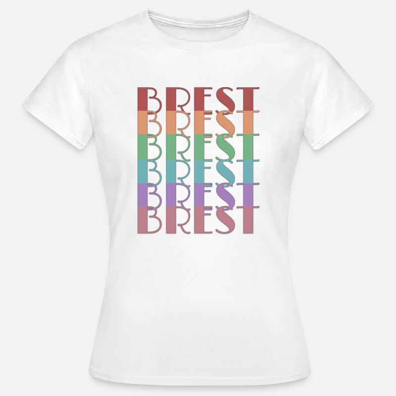 BREST - Women's T-Shirt - white