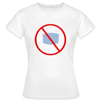 Maske - Frauen T-Shirt - Weiß - Vorne - AI Model Female 172 dark (172cm)