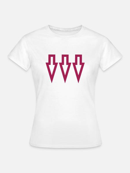 Pfeile - Frauen T-Shirt - Weiß