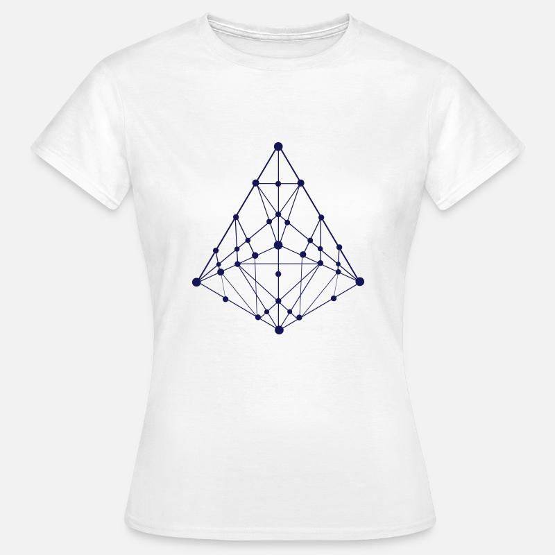 Blockchain, Ether - Women's T-Shirt - white