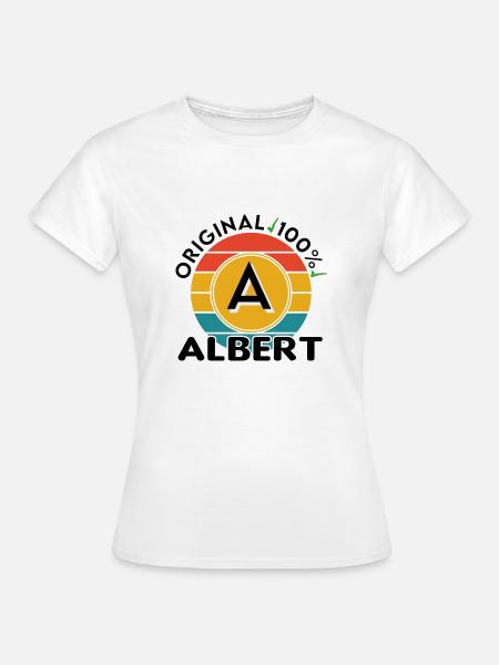 Albert - Frauen T-Shirt - Weiß