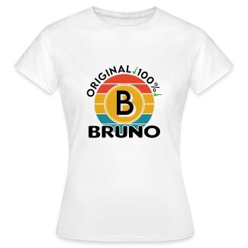 Bruno - Frauen T-Shirt - Weiß - Vorne - AI Model Female 172 dark (172cm)