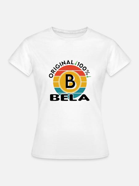 Bela - Frauen T-Shirt - Weiß