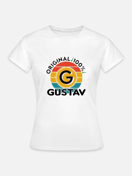 Gustav - Frauen T-Shirt - Weiß
