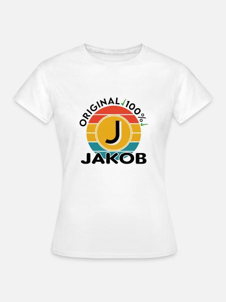 Jakob - Frauen T-Shirt - Weiß