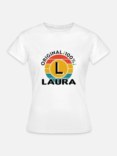 Laura - Frauen T-Shirt - Weiß