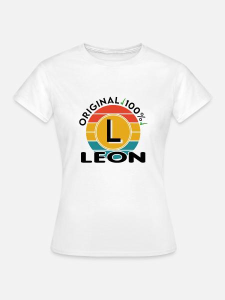 Leon - Frauen T-Shirt - Weiß