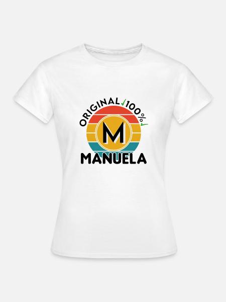 Manuela - Frauen T-Shirt - Weiß