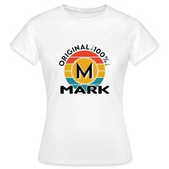 Mark - Frauen T-Shirt - Weiß - Vorne - AI Model Female 172 dark (172cm)