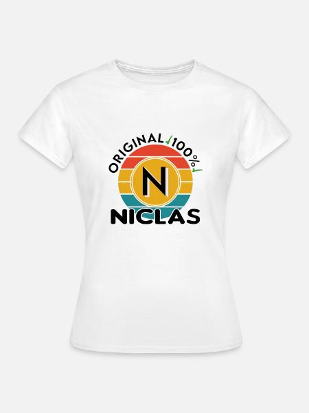 Niclas - Frauen T-Shirt - Weiß