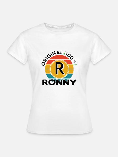 Ronny - Frauen T-Shirt - Weiß