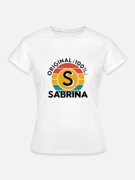 Sabrina - Frauen T-Shirt - Weiß