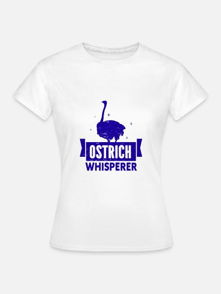 Strauß - Tiere - Frauen T-Shirt - Weiß