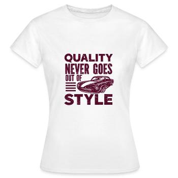 Oldtimer Auto-Veteran Autoklassiker Freiheit USA - Frauen T-Shirt - Weiß - Vorne - AI Model Female 172 dark (172cm)