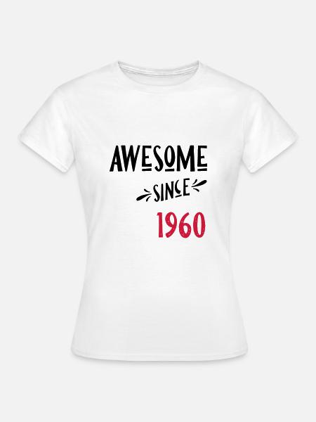 since1960 - T-shirt Femme - blanc