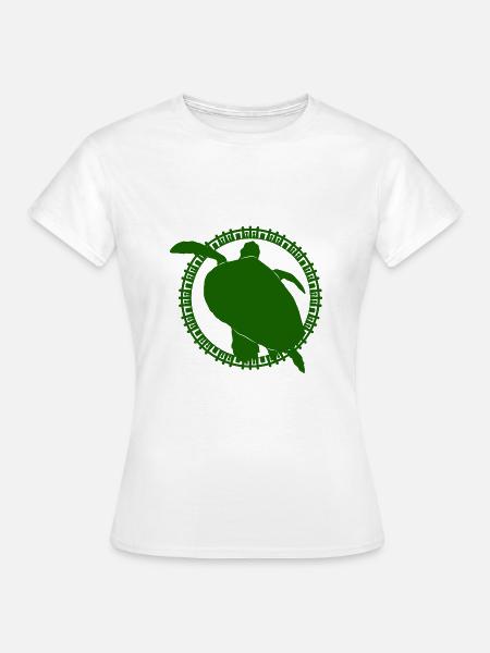 Schildkröte / Kriechtier - Reptilie - Frauen T-Shirt - Weiß