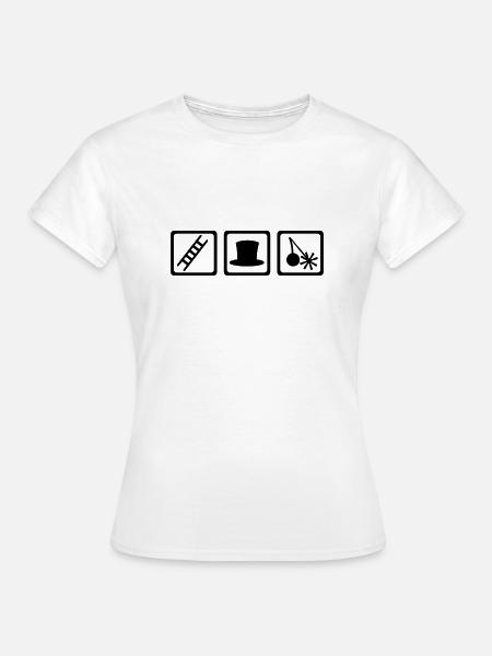 Schornsteinfeger - Frauen T-Shirt - Weiß