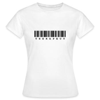 Physiotherapie: Therapeut - Frauen T-Shirt - Weiß - Vorne - AI Model Female 172 dark (172cm)