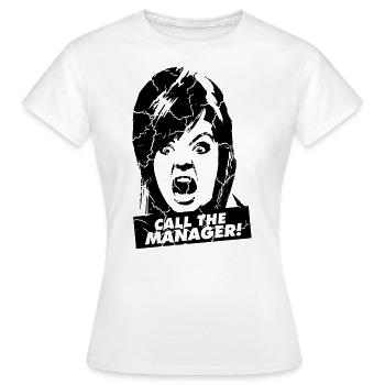 Hangry Karen - T-shirt Femme - blanc - Devant - AI Model Female 172 dark (172cm)
