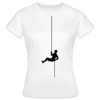 Klettern Hill Climbing - Frauen T-Shirt - Weiß - Vorne - AI Model Female 172 dark (172cm)