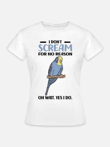 Wellensittich - Frauen T-Shirt - Weiß