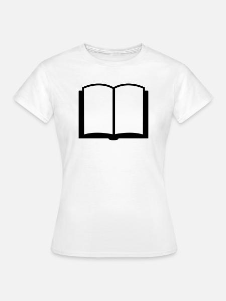 Buch - Frauen T-Shirt - Weiß