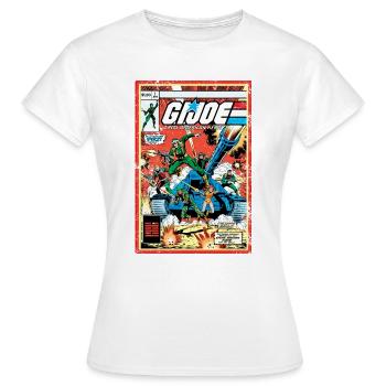 G.I. Joe Comic Book Cover Of The First Issue - Women's T-Shirt - white - Front - AI Model Female 172 dark (172cm)