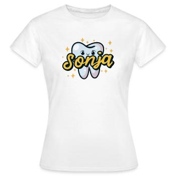Assistante dentaire Sonja - T-shirt Femme - blanc - Devant - AI Model Female 172 dark (172cm)