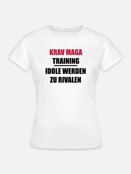 Krav Maga - Frauen T-Shirt - Weiß