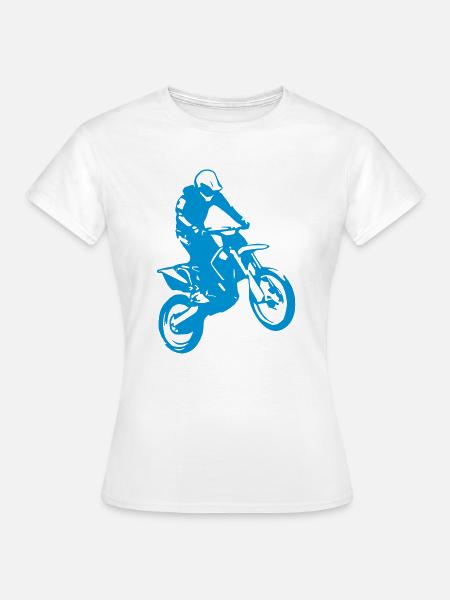 Motocross 2 - Frauen T-Shirt - Weiß