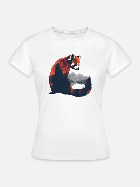 Red Panda Cat Bear Red Panda - Women's T-Shirt - white
