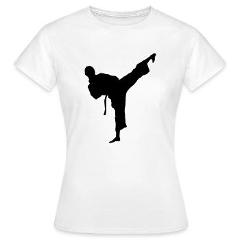 taekwondo_10 - Frauen T-Shirt - Weiß - Vorne - AI Model Female 172 dark (172cm)