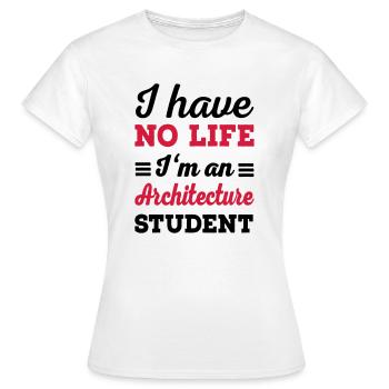 Architecture - T-shirt Femme - blanc - Devant - AI Model Female 172 dark (172cm)